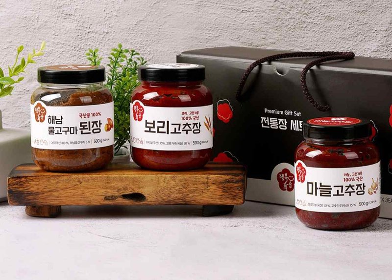 전통장 세트 3종 (500g×3)